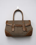 vintage Coach Soho Signature flap buckle satchel handbag
