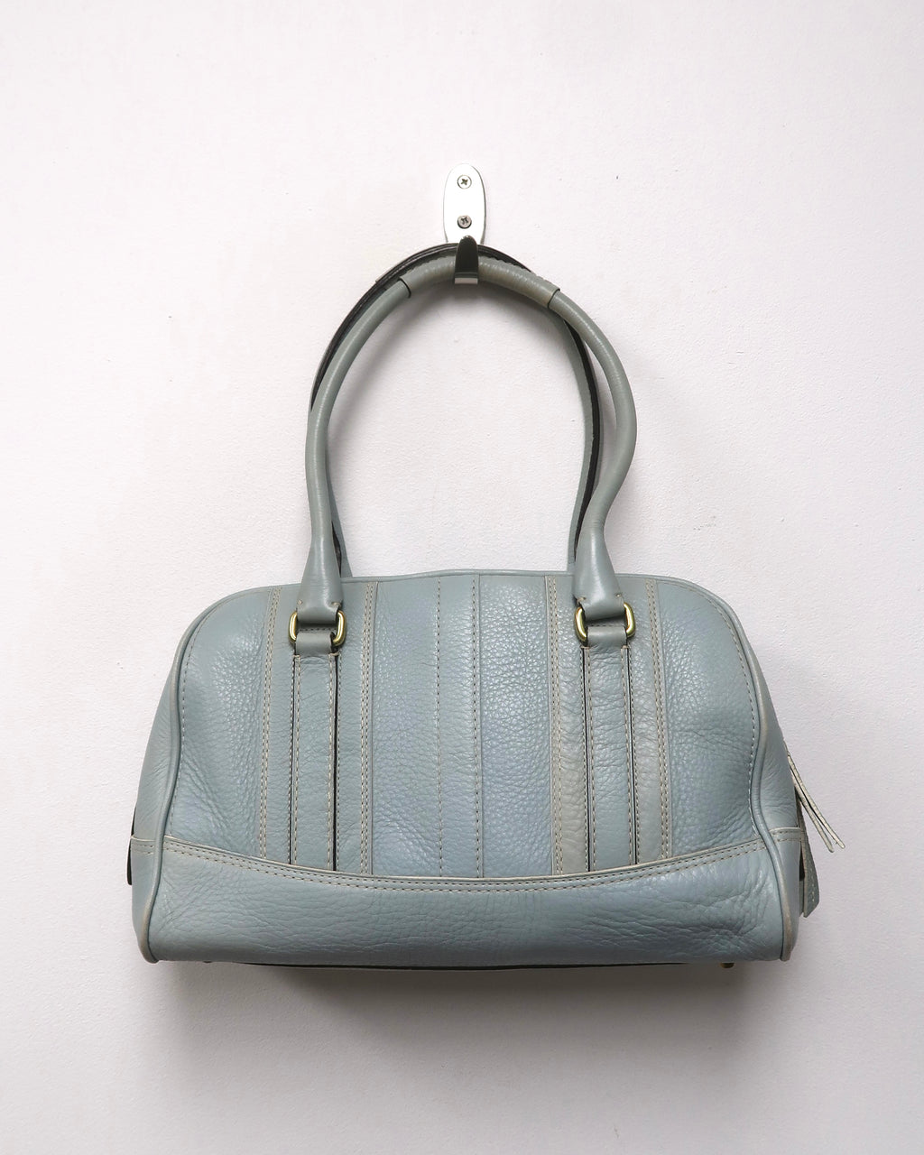 Coach Hamptons Pebbled Leather Satchel