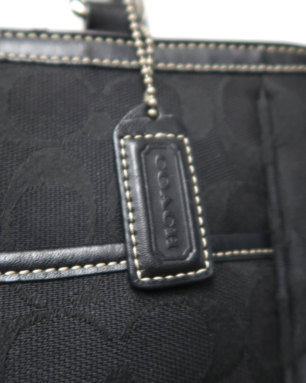 Coach Signature Jacquard Canvas Tote
