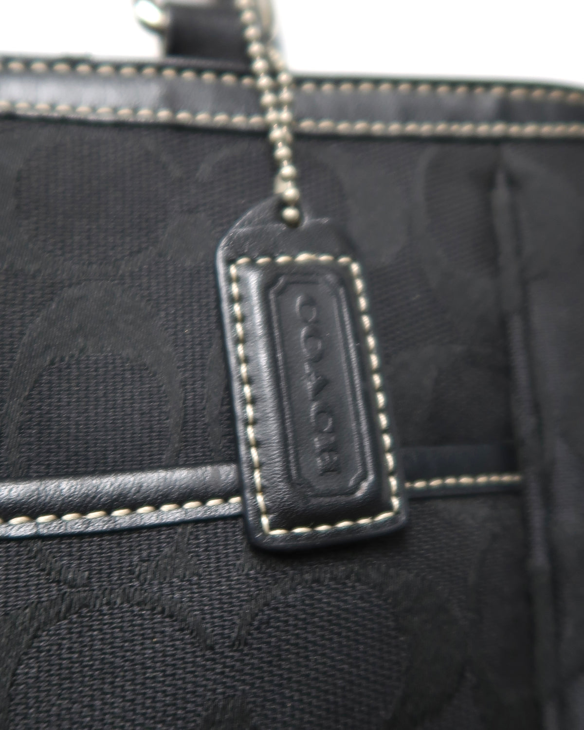 Coach Signature Jacquard Canvas Tote