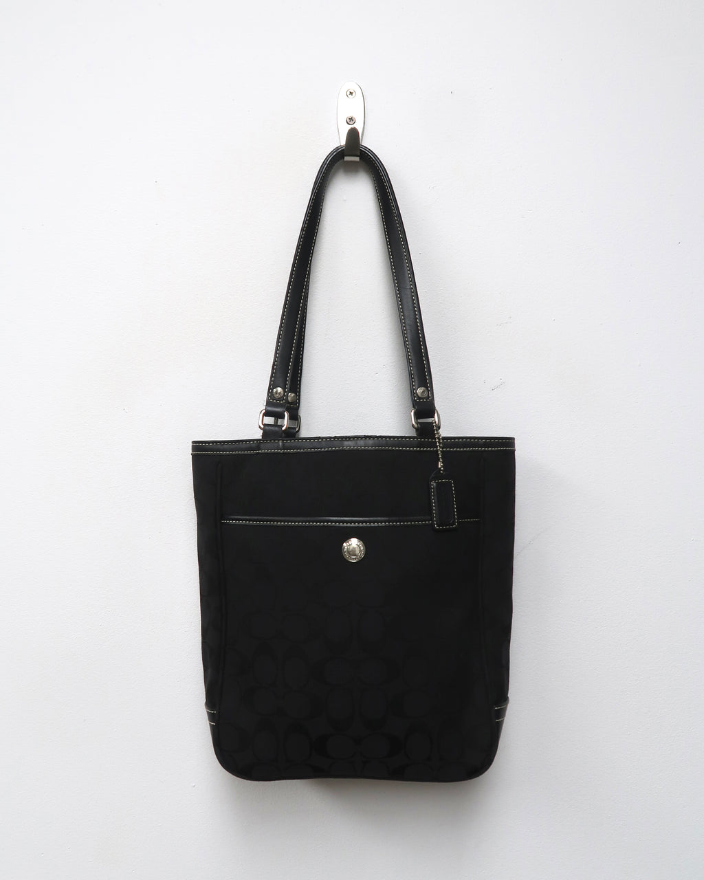 Coach Signature Jacquard Canvas Tote