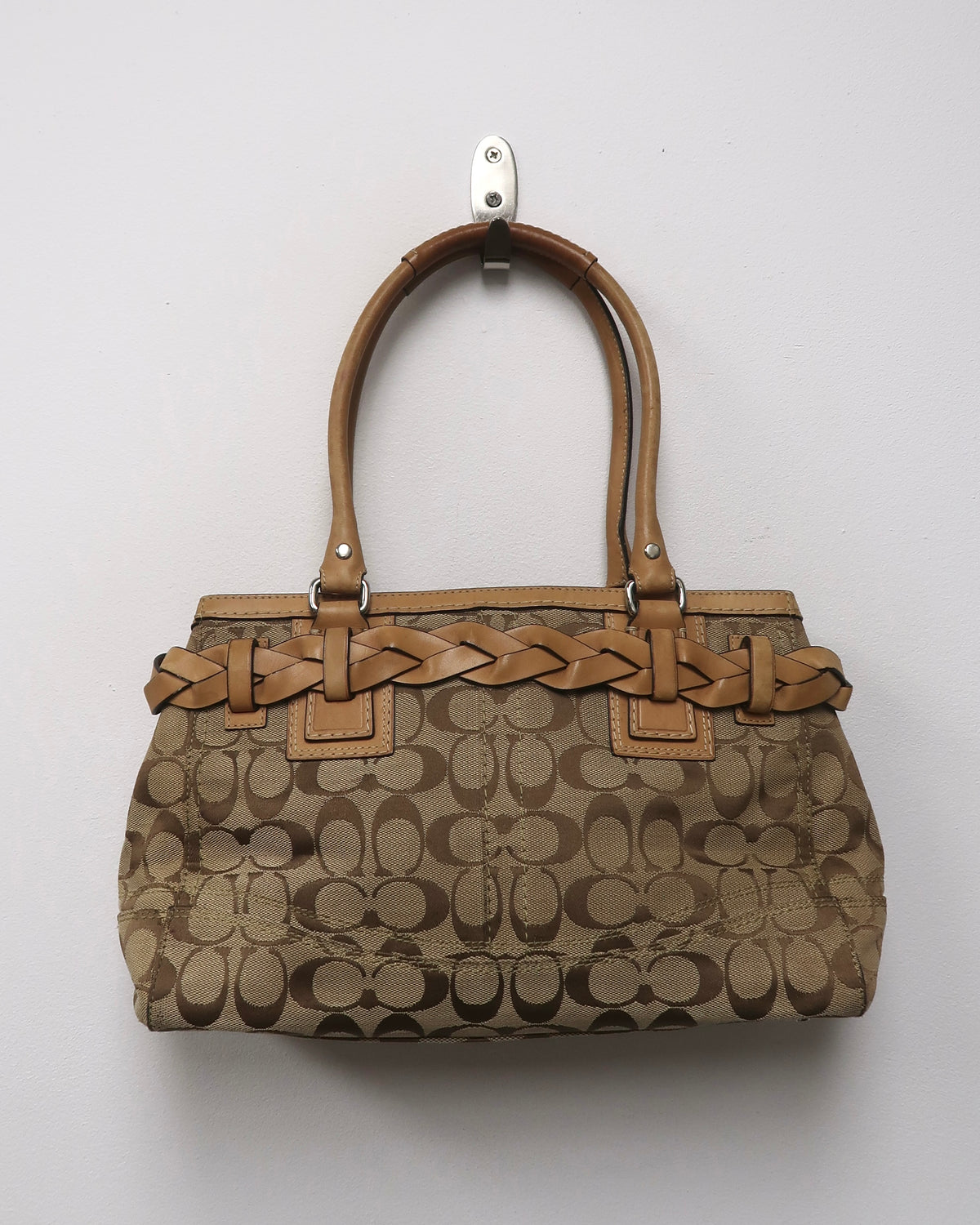 Coach Hamptons Signature Braided Carryall