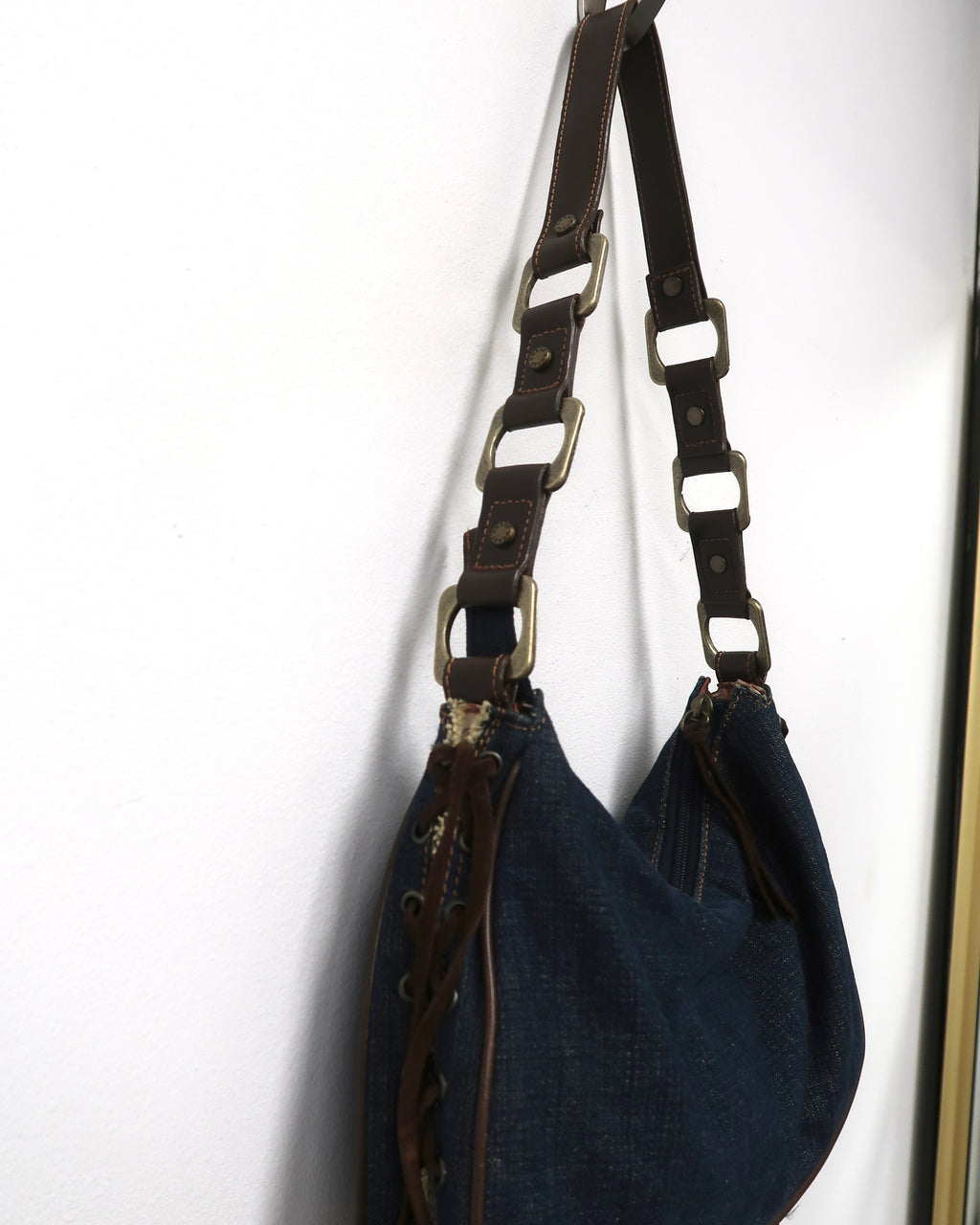 Guess Y2K denim shoulder bag