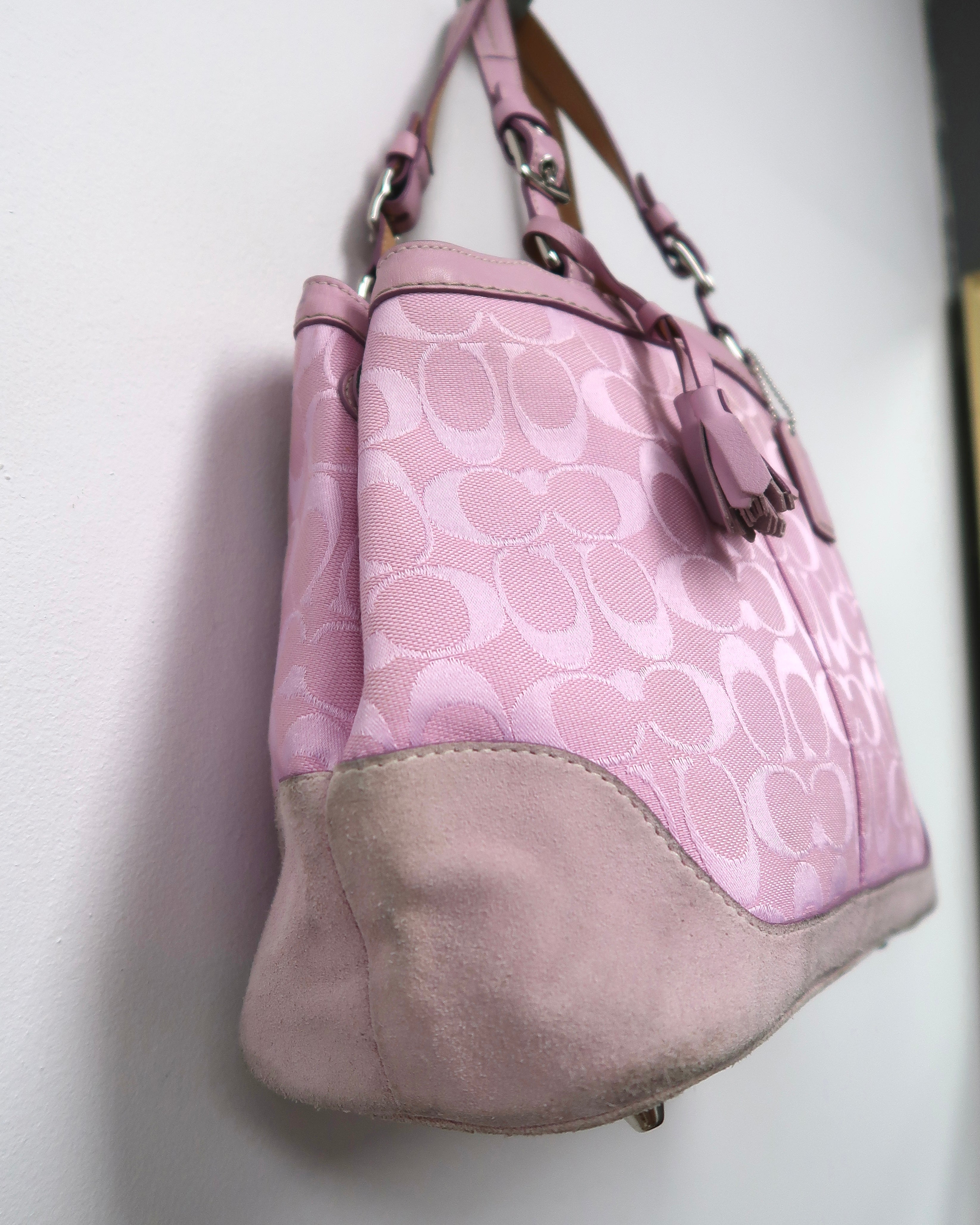 vintage Y2K Coach Signature canvas
