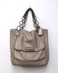 Coach Kristin Embossed Python Leather Shoulder Bag
