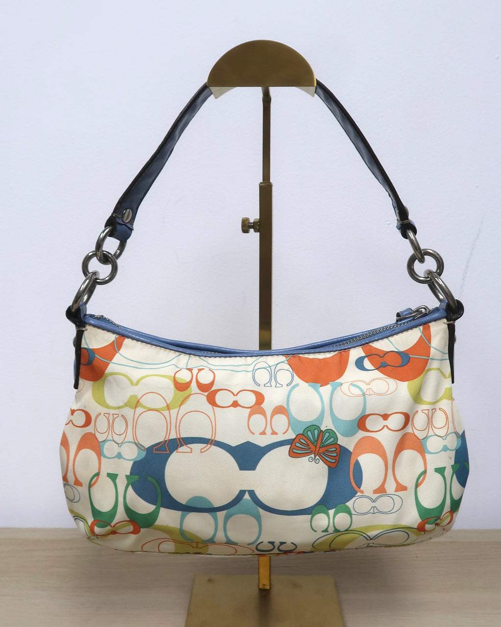Coach Optic Signature C Butterfly small shoulder/hobo bag