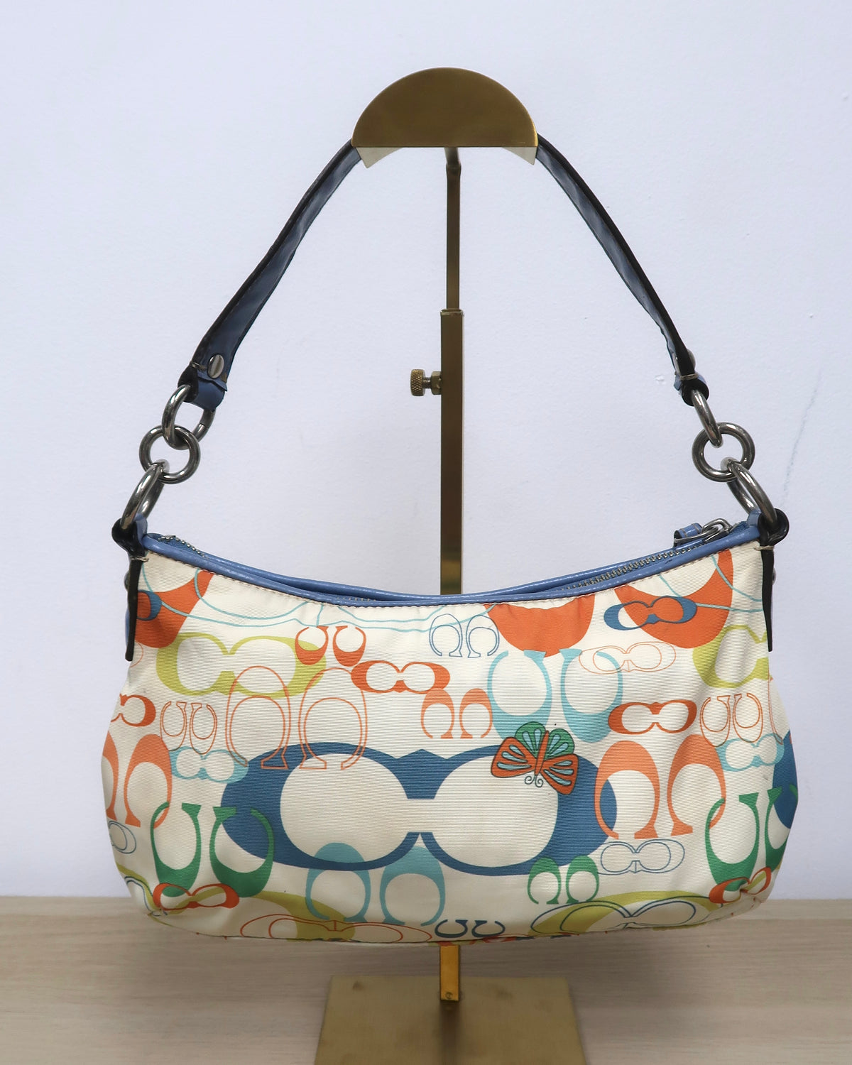 Coach Optic Signature C Butterfly small shoulder/hobo bag