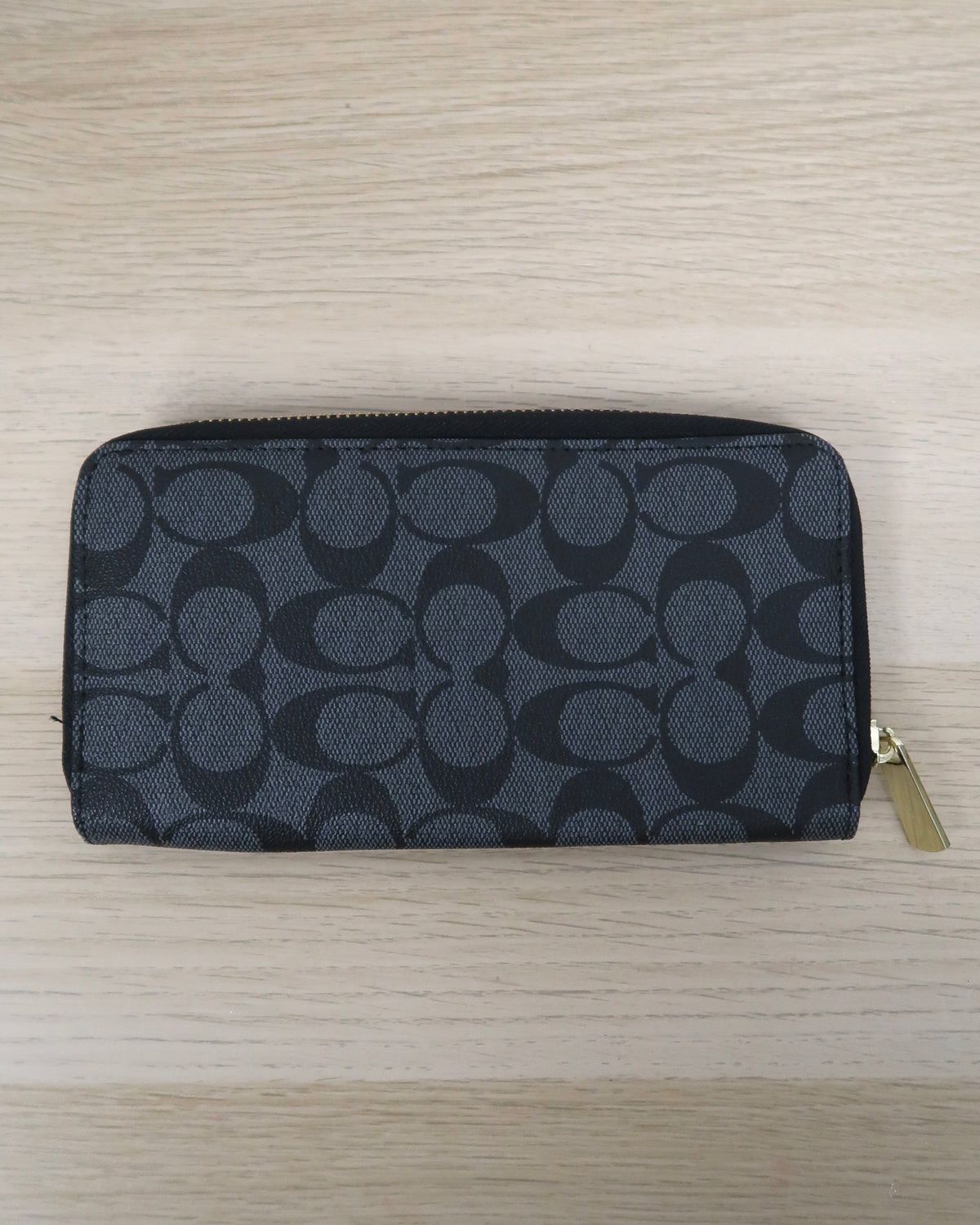 Coach Long Zip Around Wallet in Signature Canvas