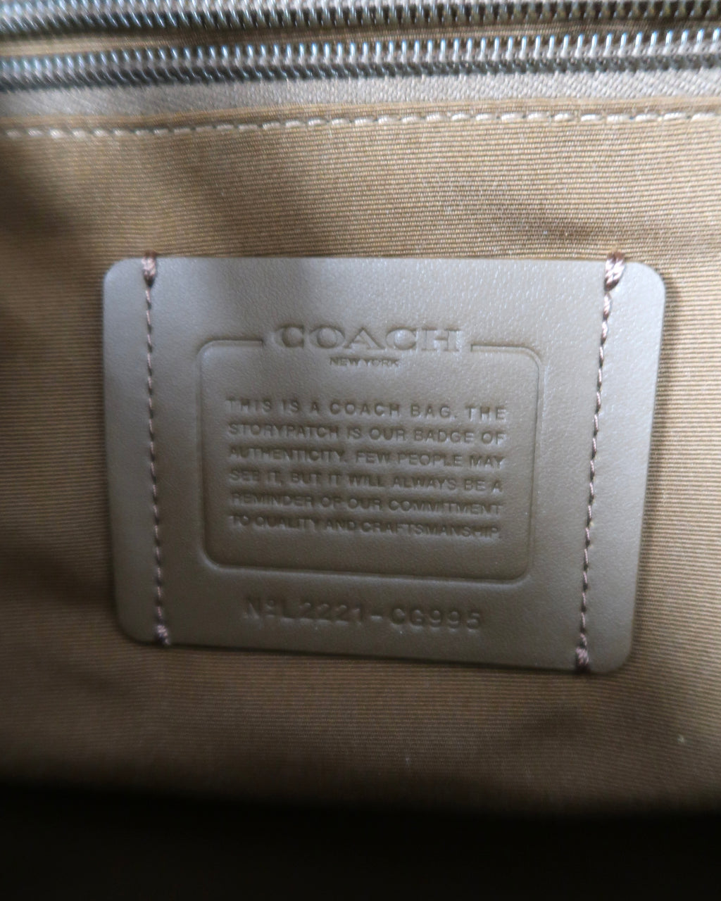 Pebbled Leather Coach West Backpack