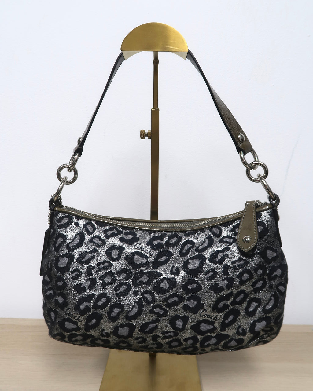 Coach Ocelot Leopard Print shoulder bag