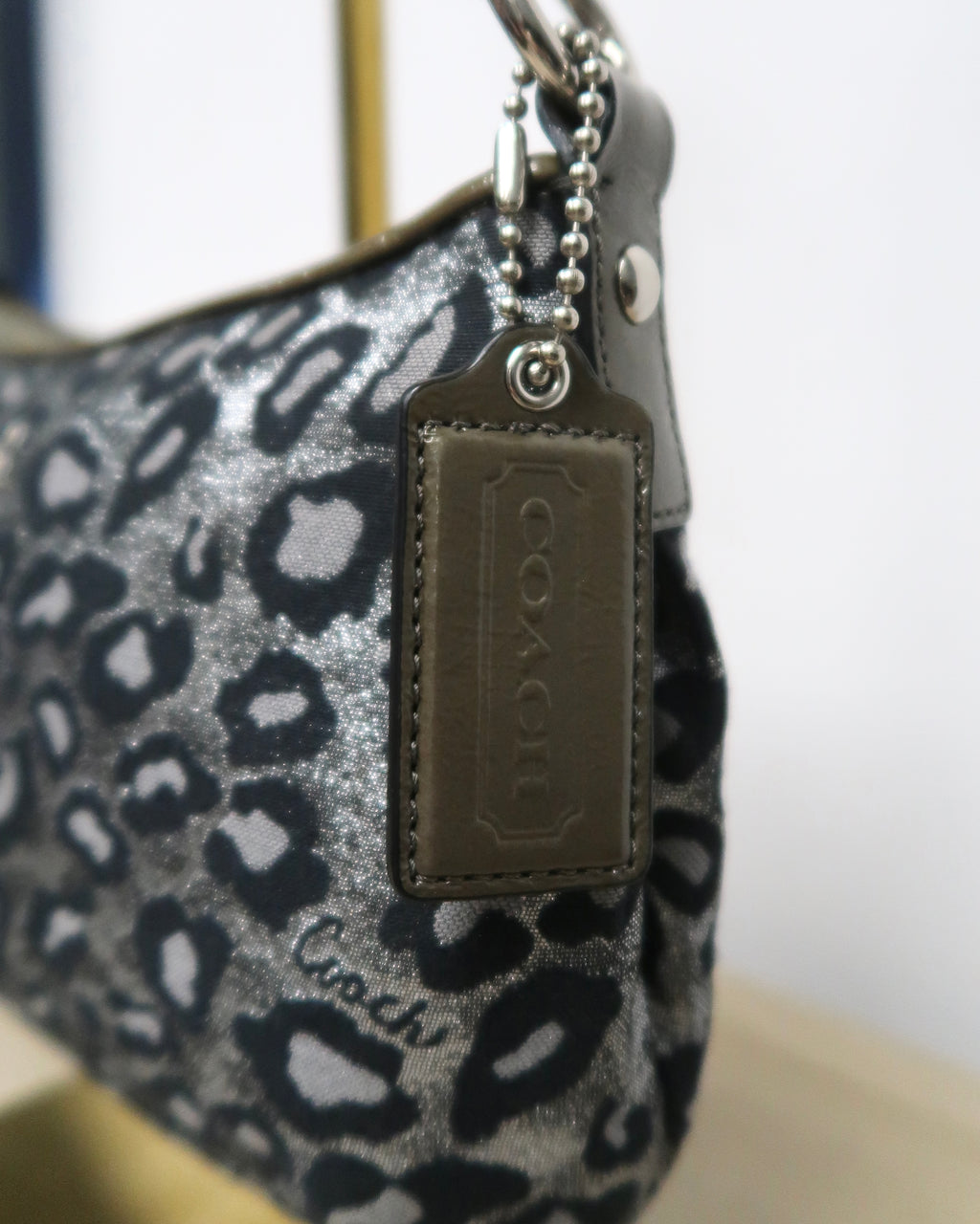 Coach Ocelot Leopard Print shoulder bag
