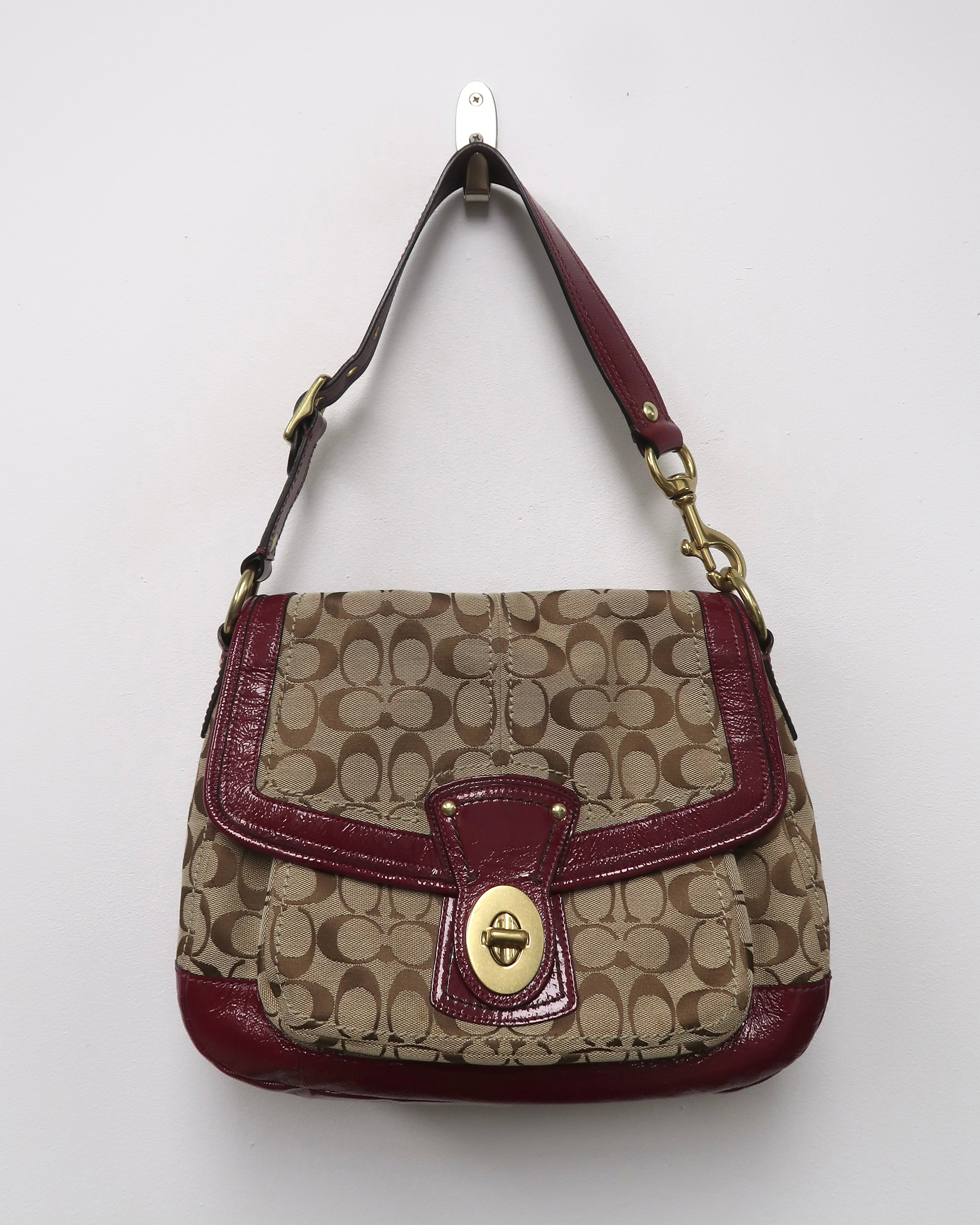 Coach Legacy Signature Shoulder Bag