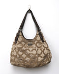 Coach Madison Op Art Sateen Maggie Shoulder Bag