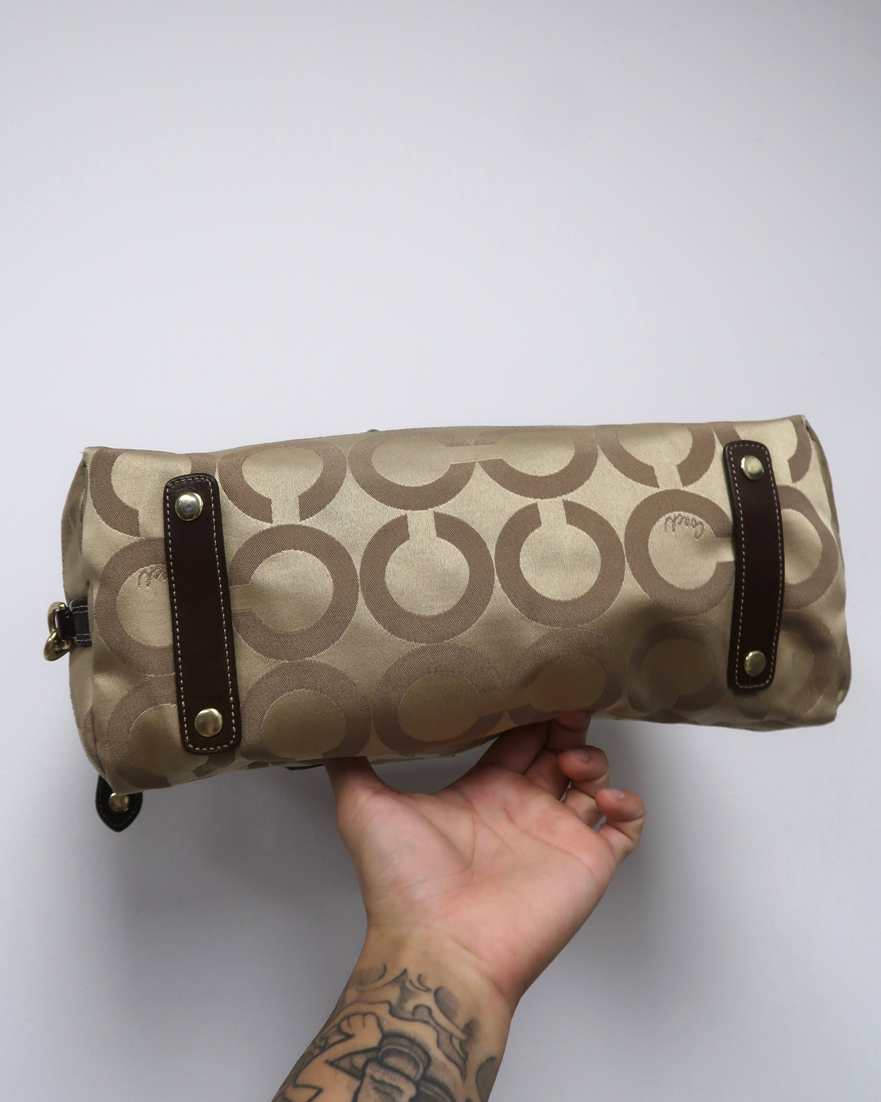 Coach Madison Op Art Sabrina Satchel Bag