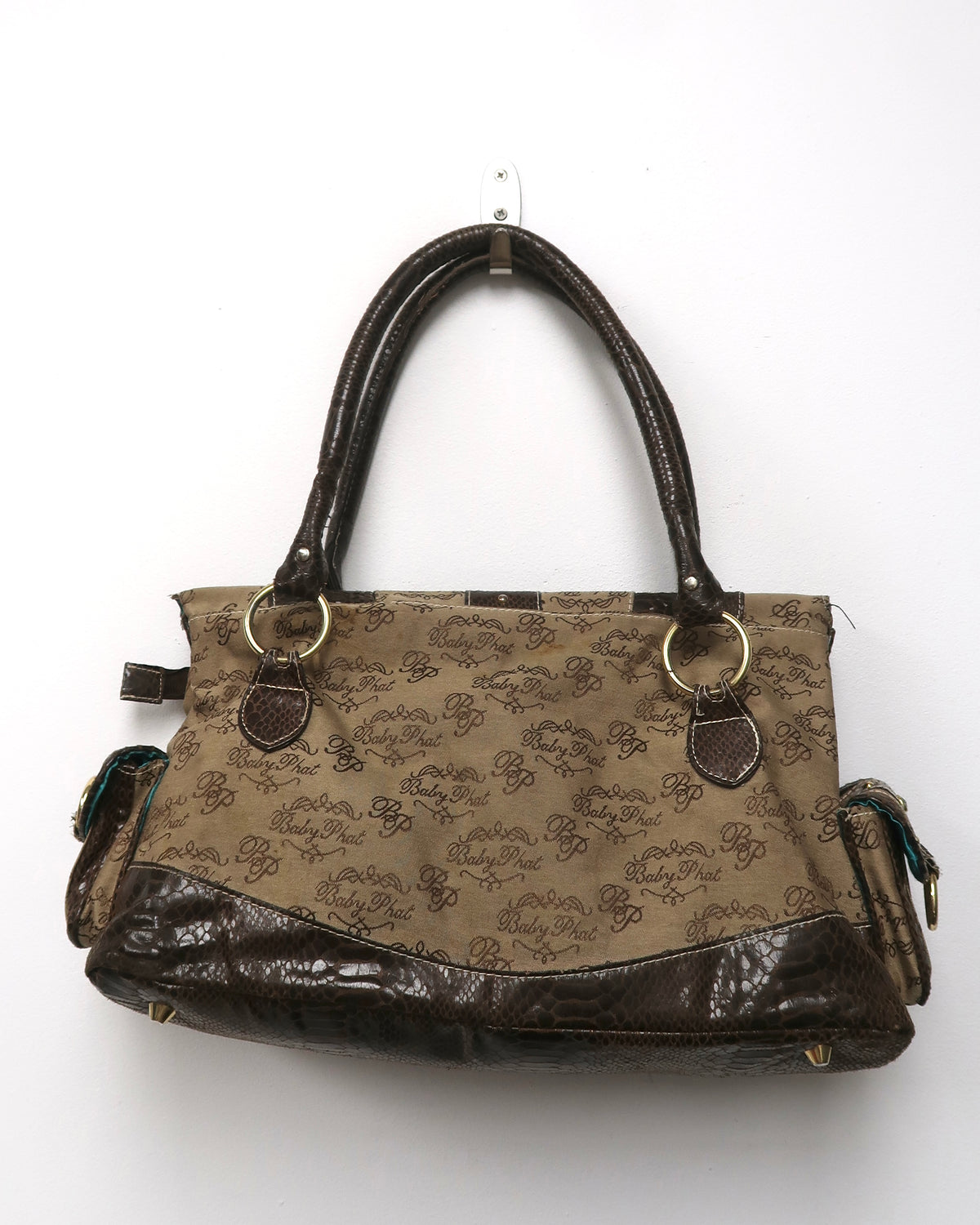 Y2K Baby Phat brown monogram bag