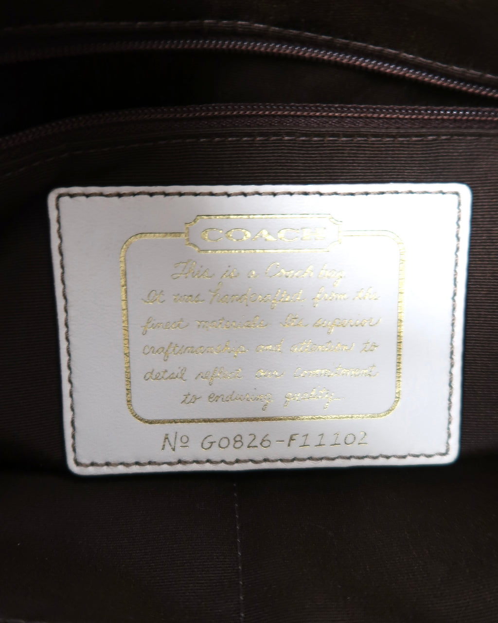 Coach Signature C canvas satchel
