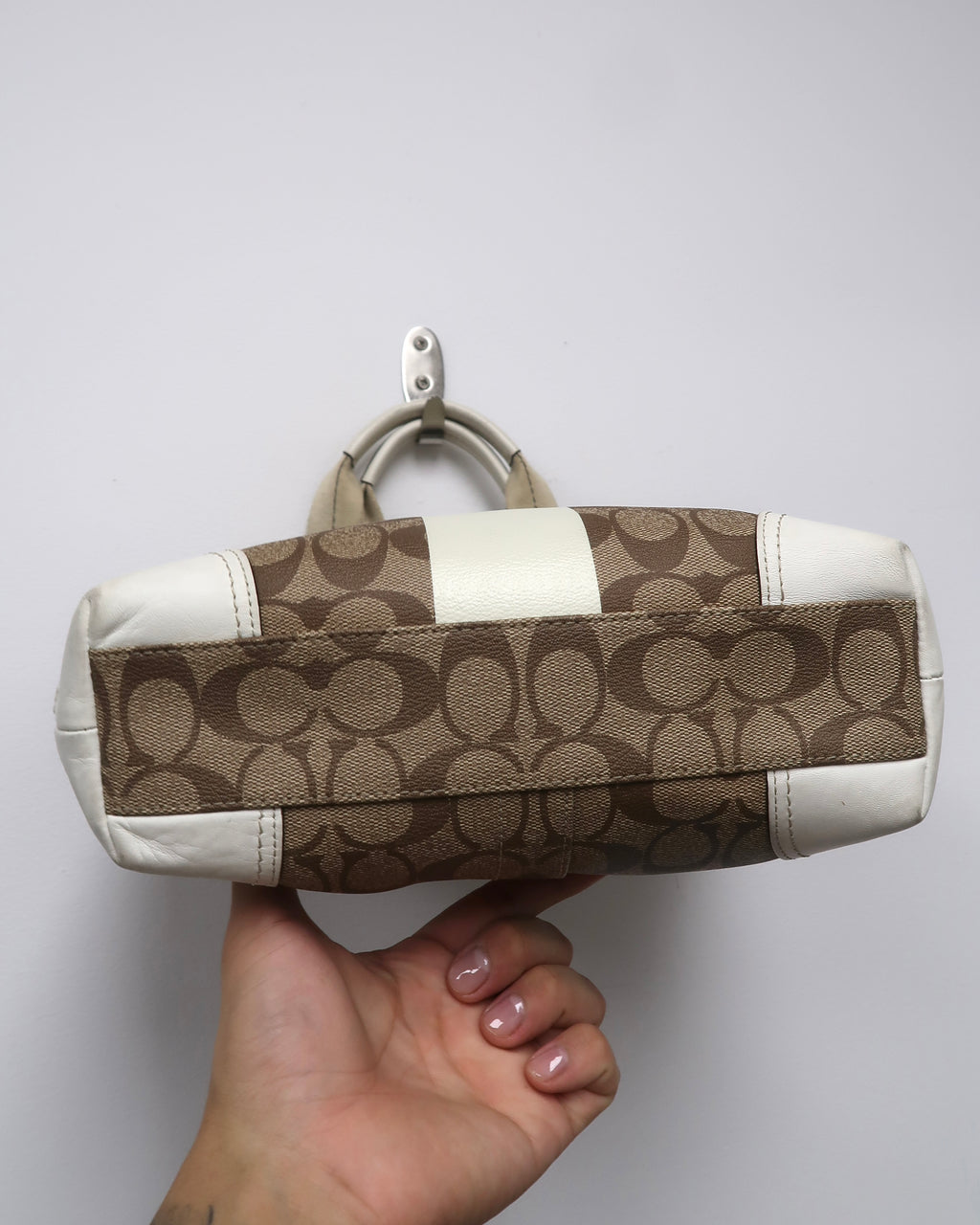 Coach Heritage Stripe Signature Tote