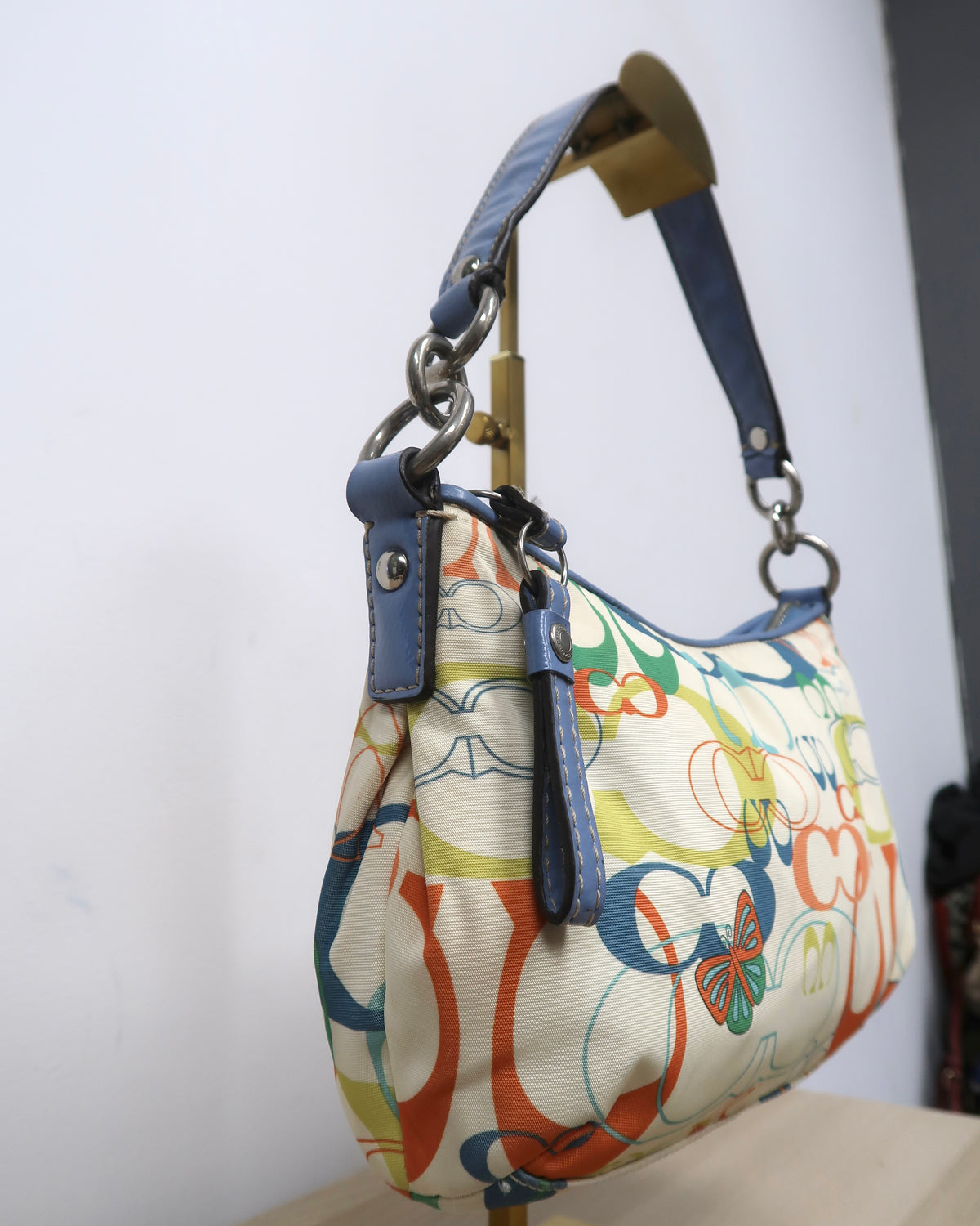 Coach Optic Signature C Butterfly small shoulder/hobo bag