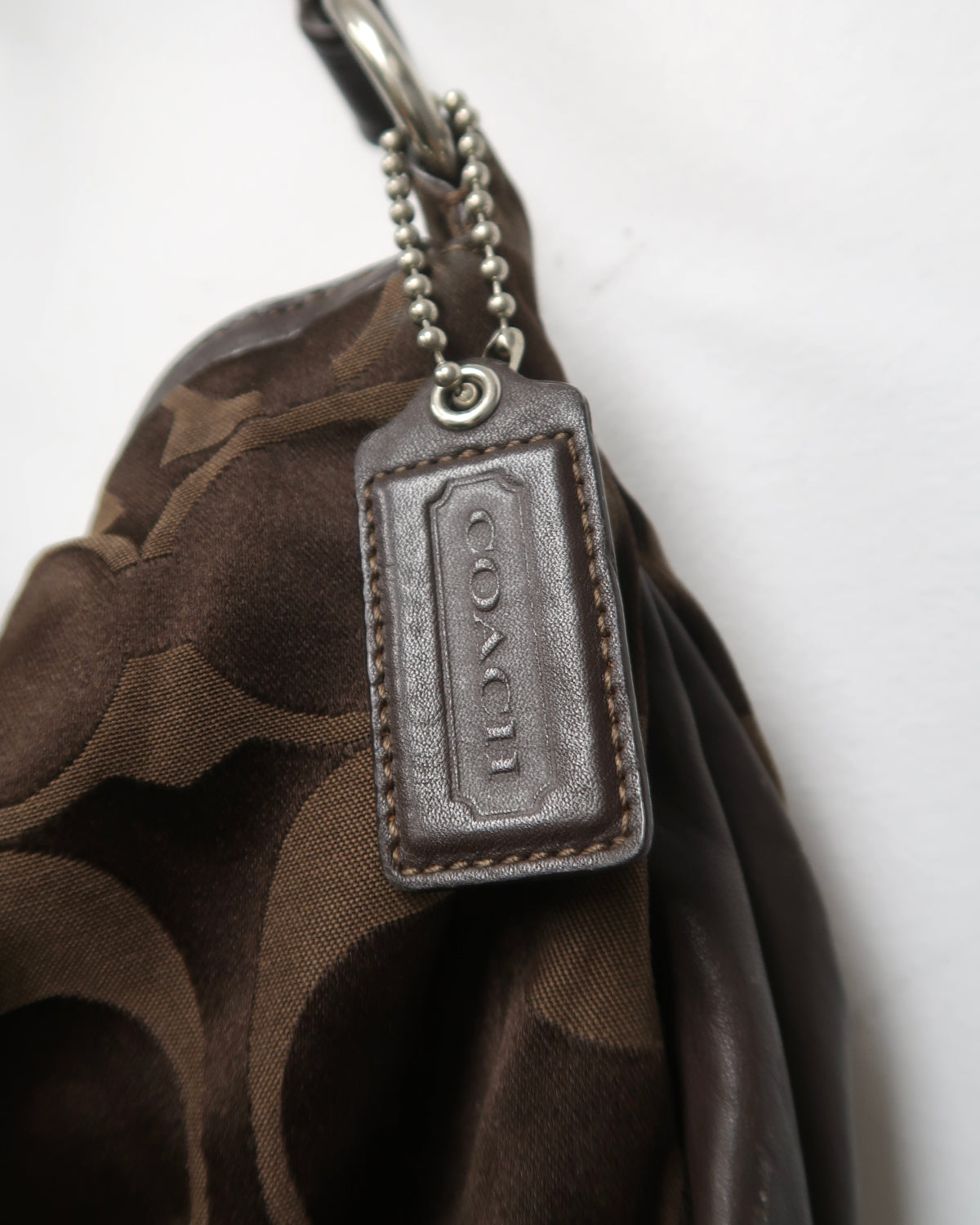 Coach Ali Signature Sateen Hobo Bag