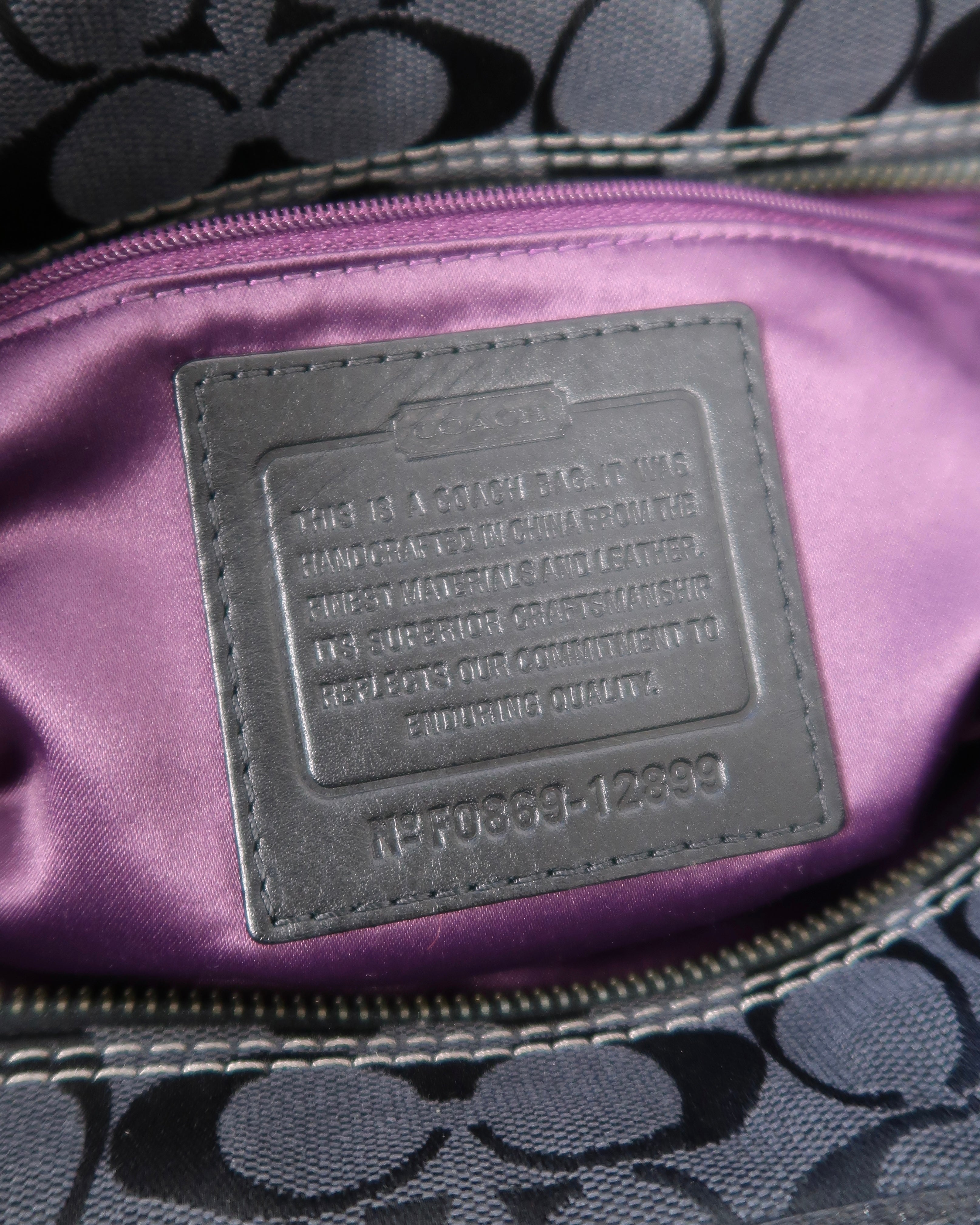 Coach Bleecker patchwork tote