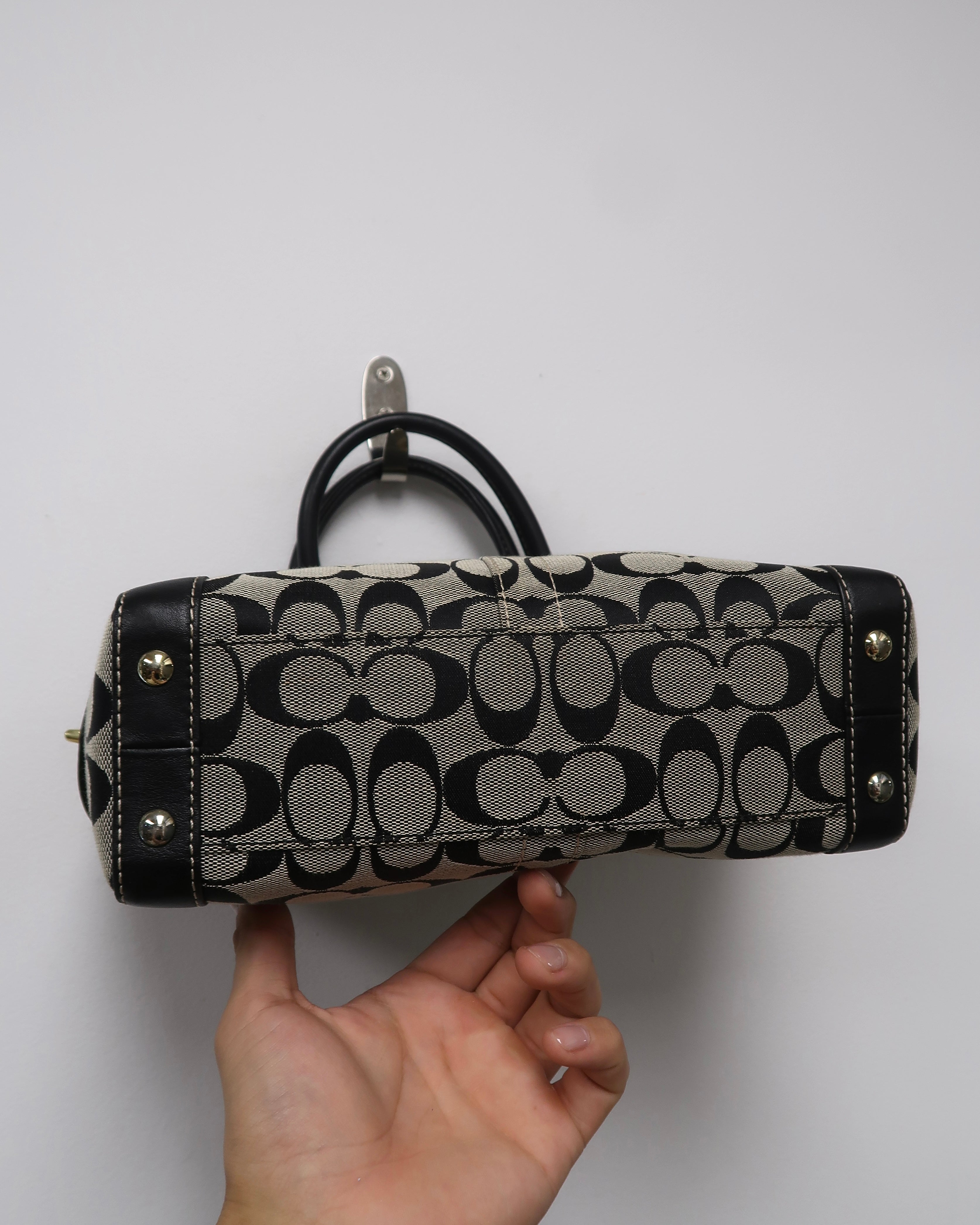 Vintage Coach Signature Hamptons handbag