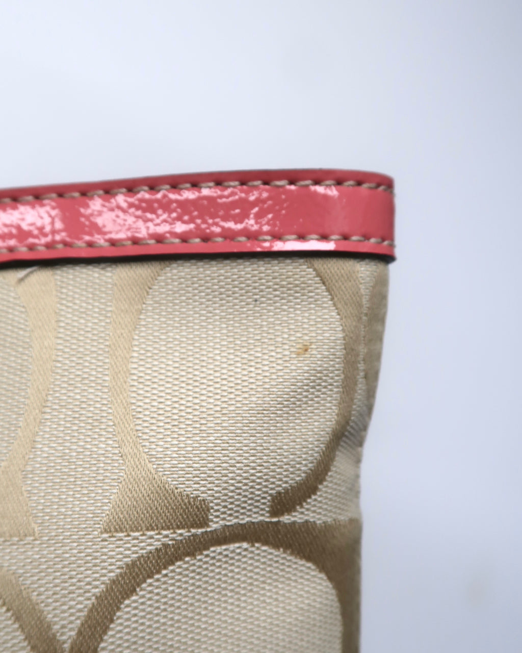 Vintage Coach Signature Stripe tote bag