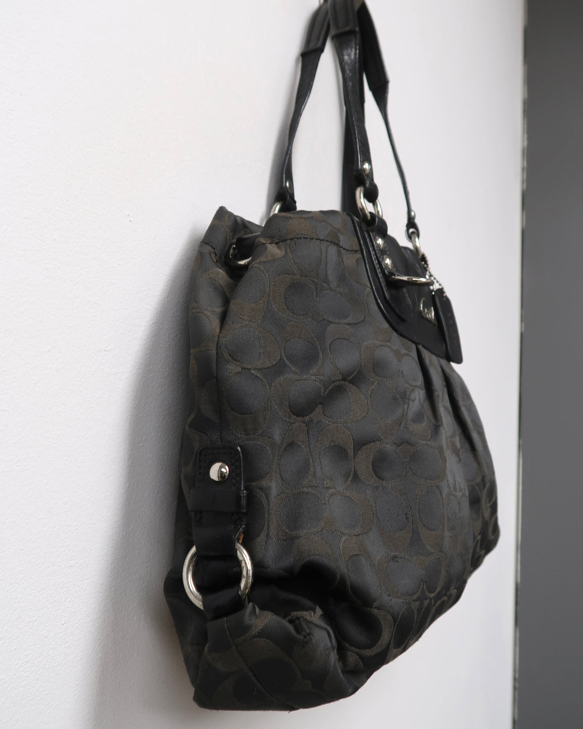 Coach Ashley Signature Sateen Carryall handbag