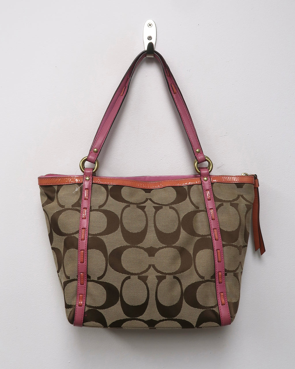 Coach Bleecker Signature Jacquard C Laced Tote Bag