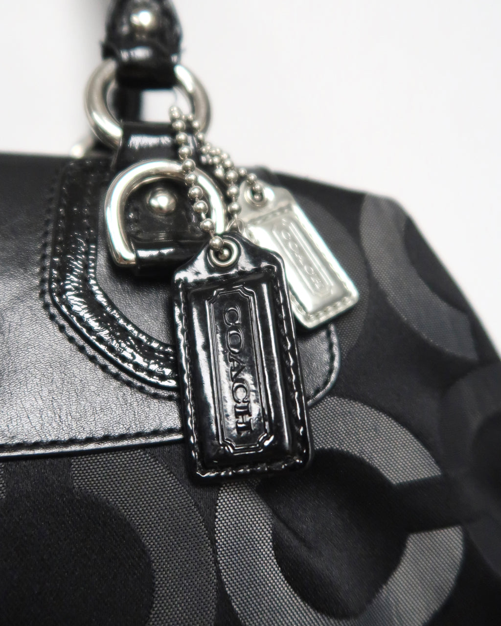 Coach Madison Op Art Sateen Sabrina Satchel