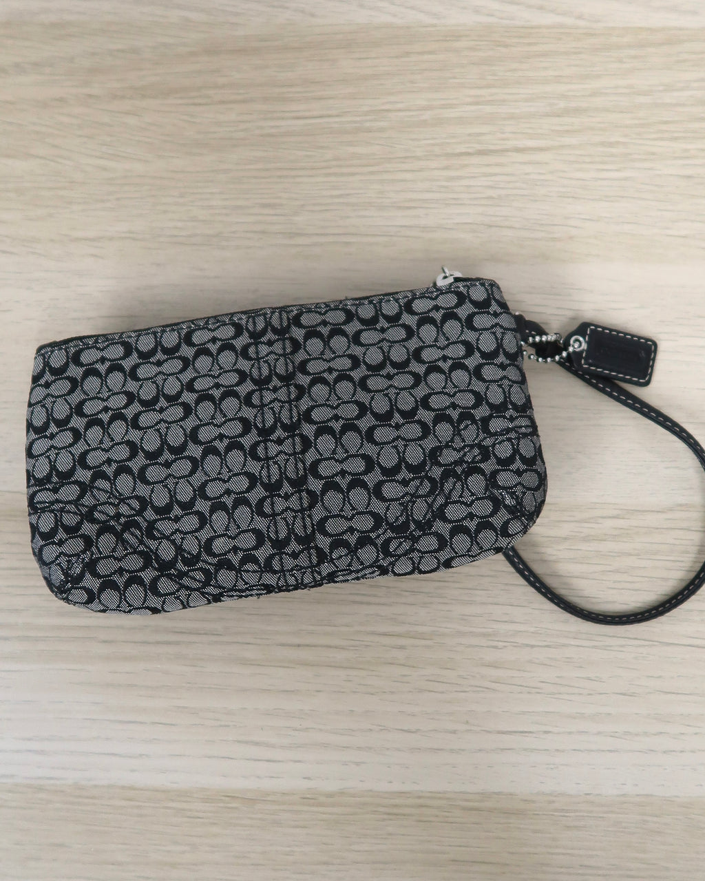 Coach Soho Mini Signature Canvas Wristlet