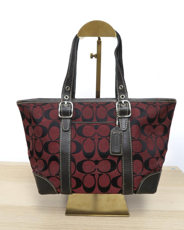 Coach Signature Market Small Tote