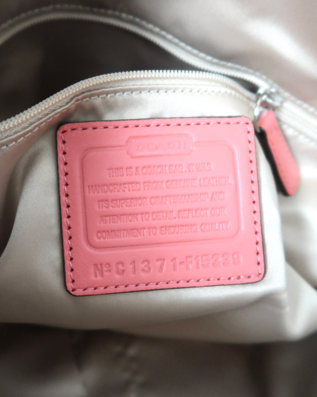 Coach Kristin Leather Pleated Satchel