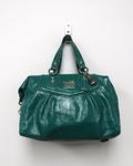 Coach Ashley Jade patent leather satchel