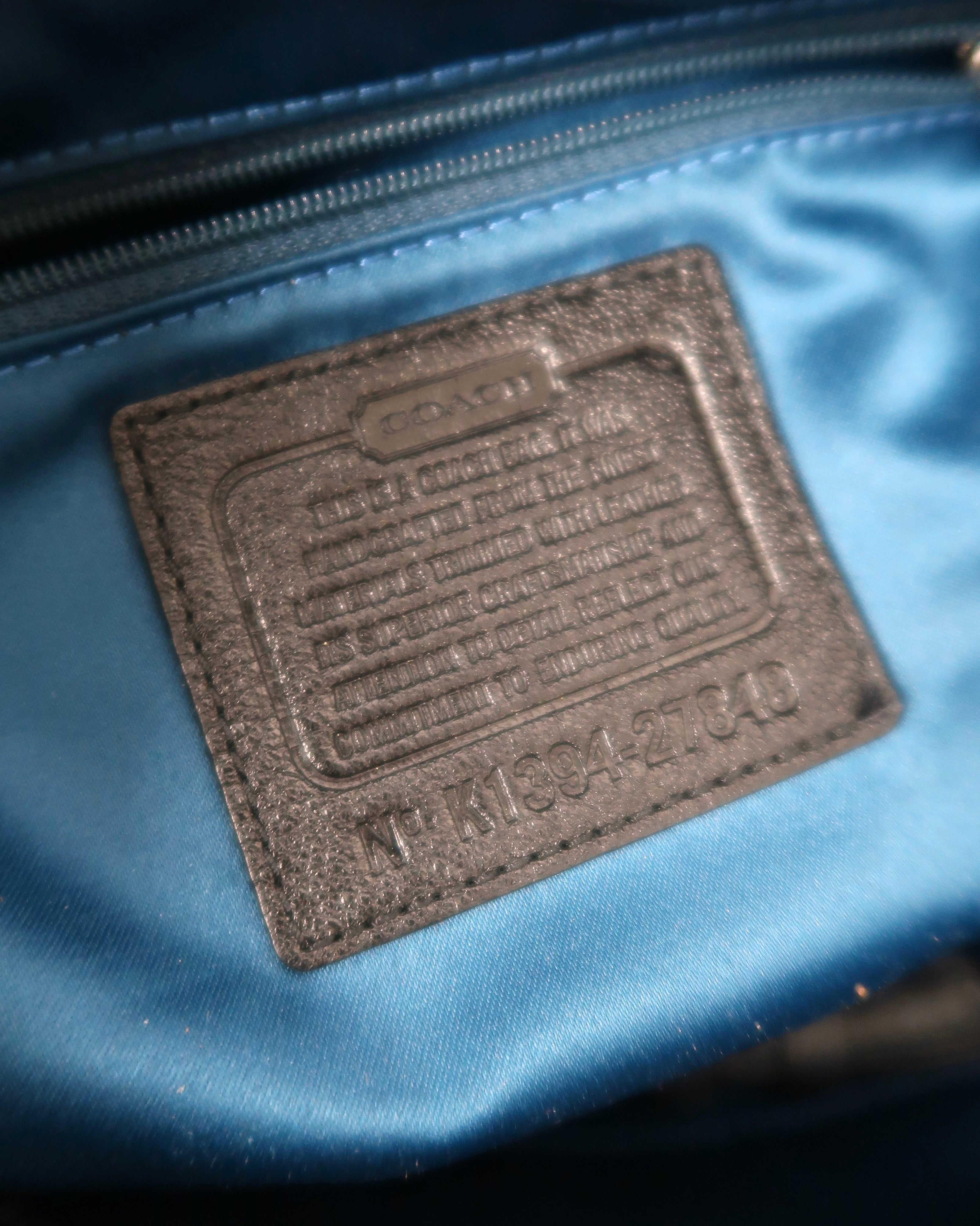 Coach Madison Op Art Needlepoint satchel