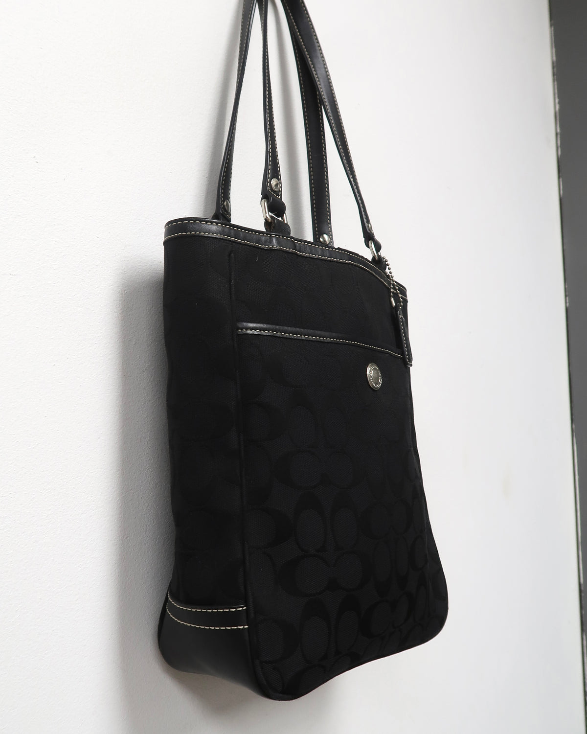 Coach Signature Jacquard Canvas Tote