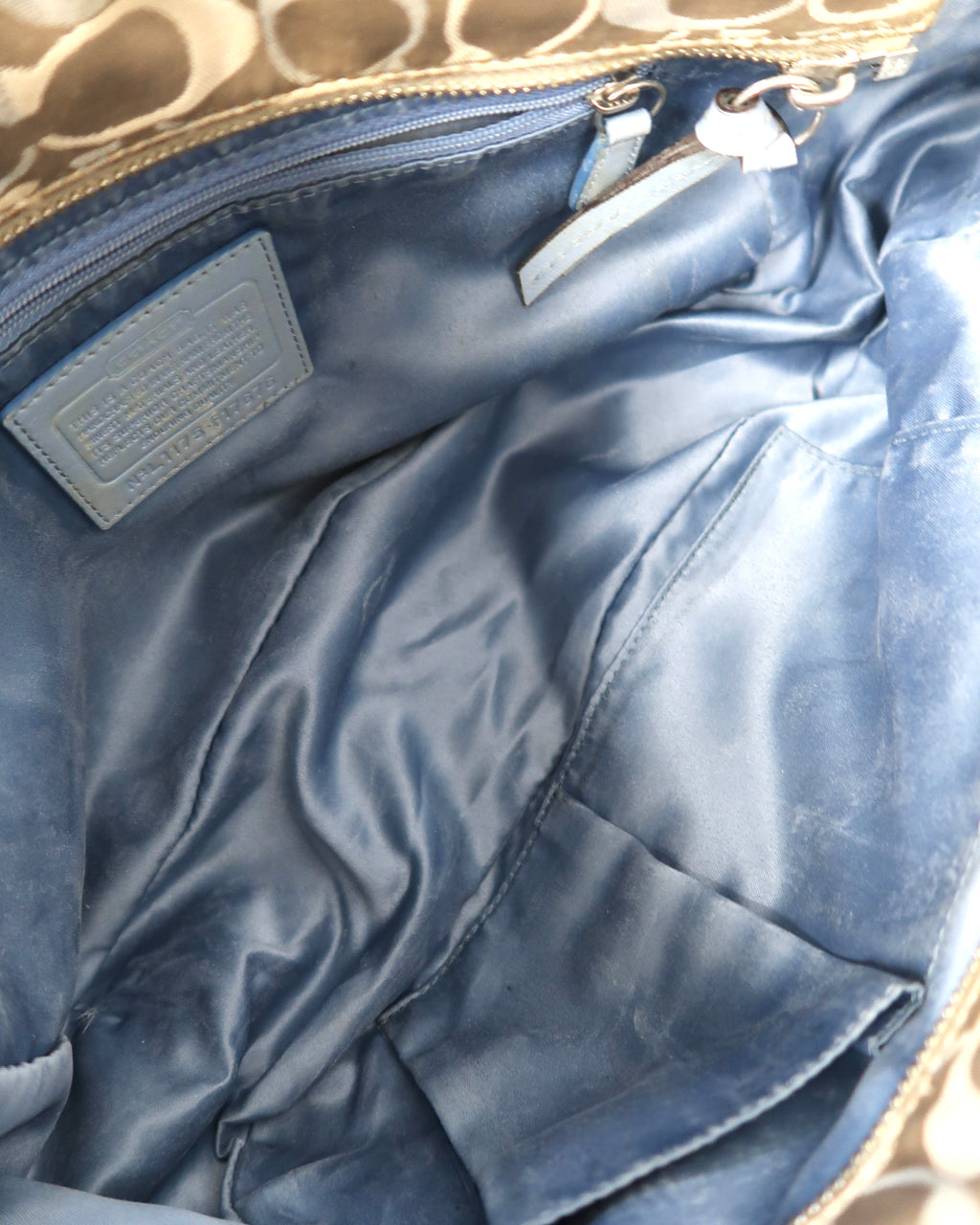 vintage Coach Signature Gallery East-West Tote Bag