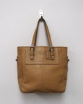 Leather Coach East West Gallery tote