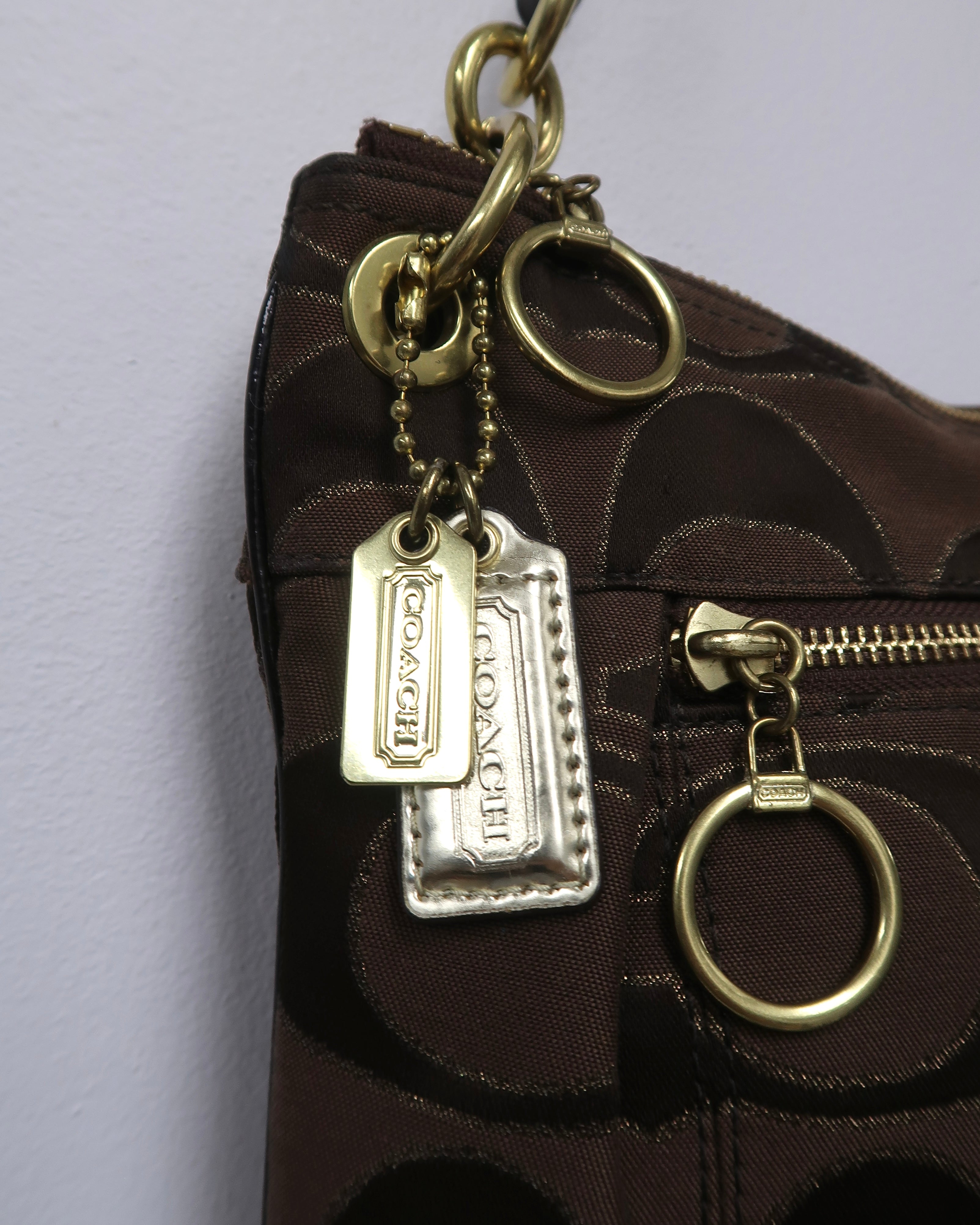 Coach Signature Poppy 2-Way Shoulder Bag