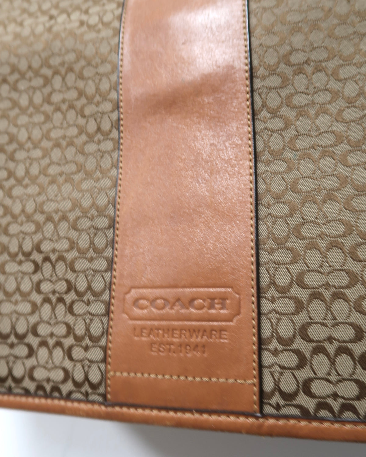 vintage Coach Signature Hudson Commuter Messenger Bag