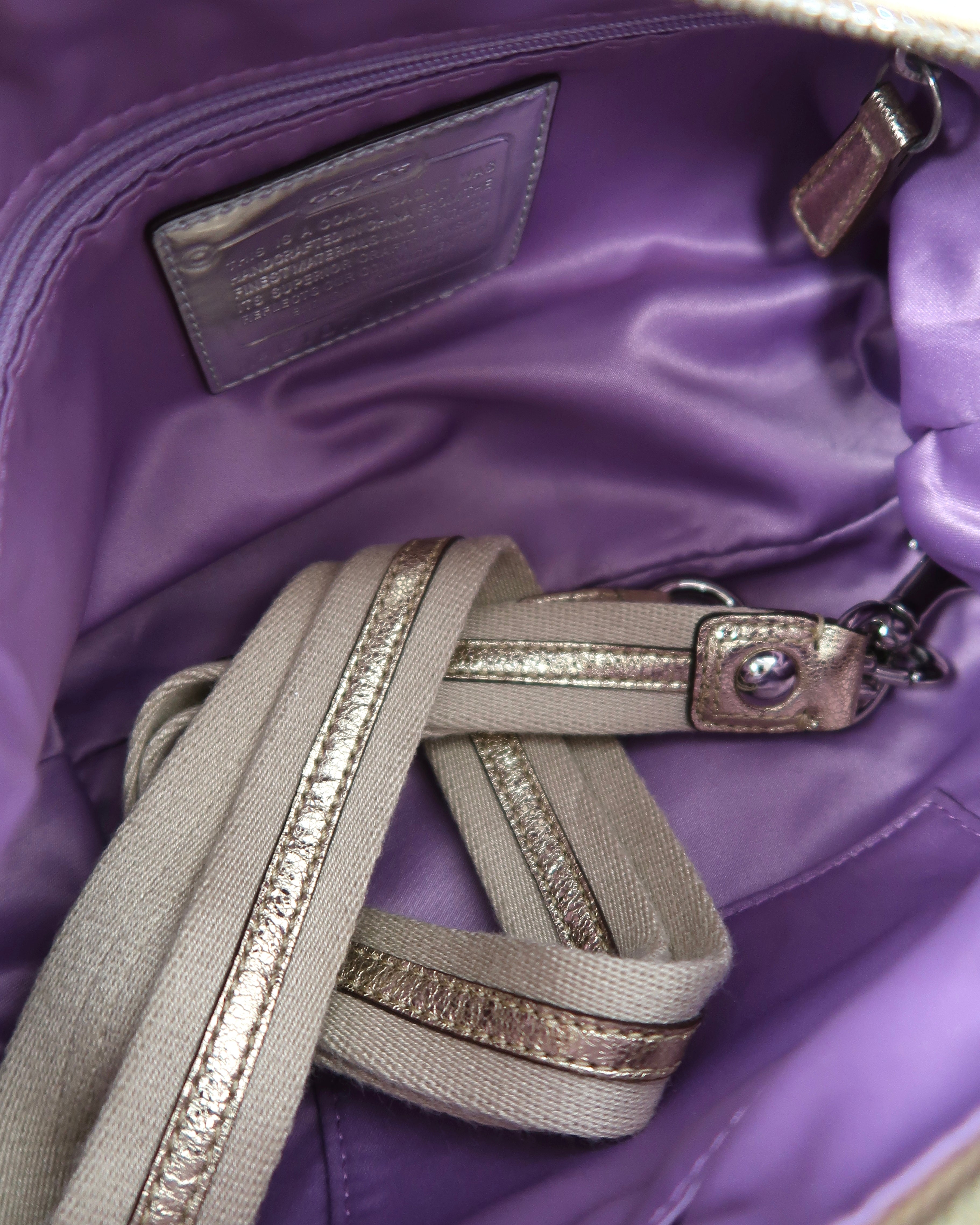Coach Poppy Storypatch Groovy Convertible Crossbody