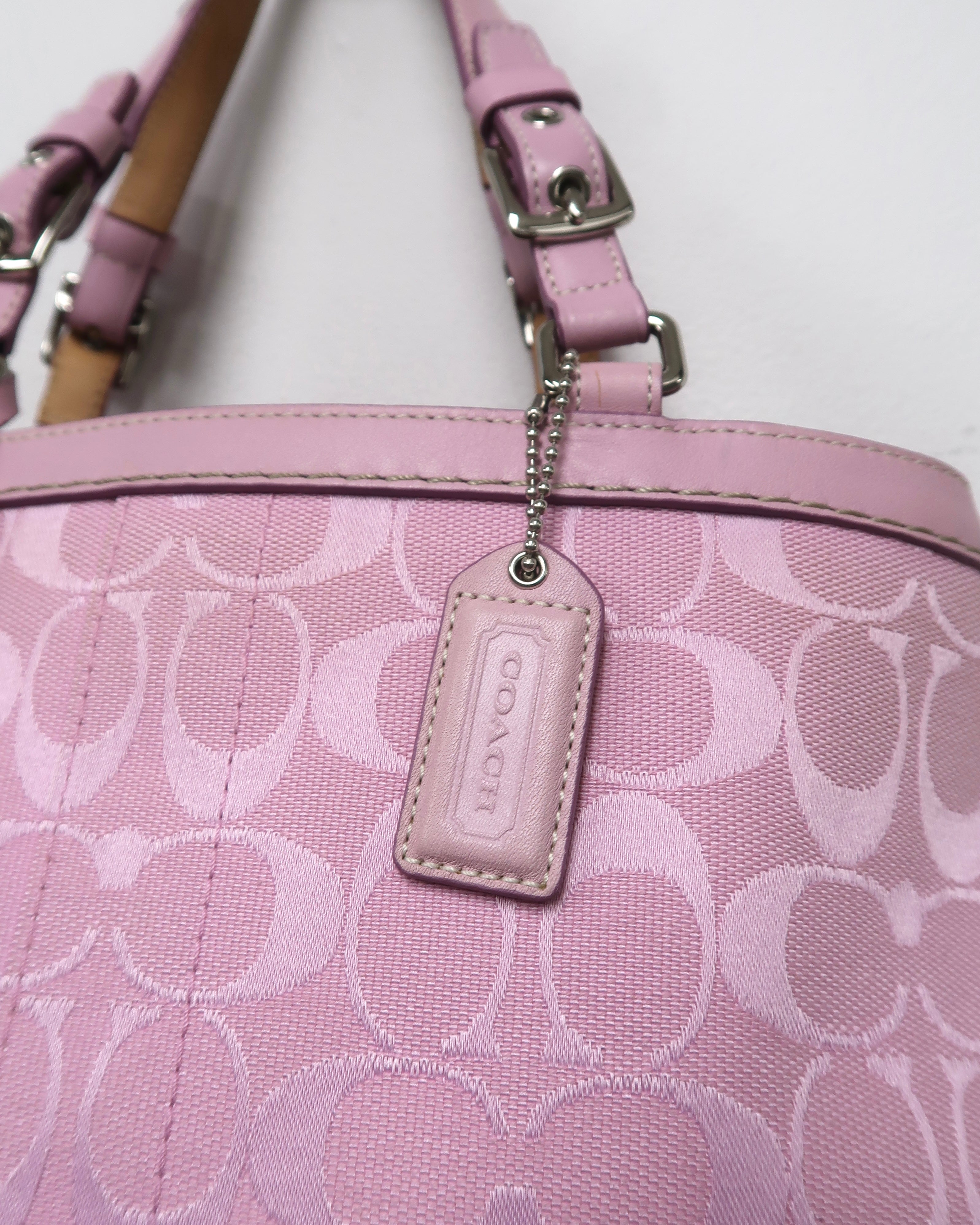 vintage Y2K Coach Signature canvas