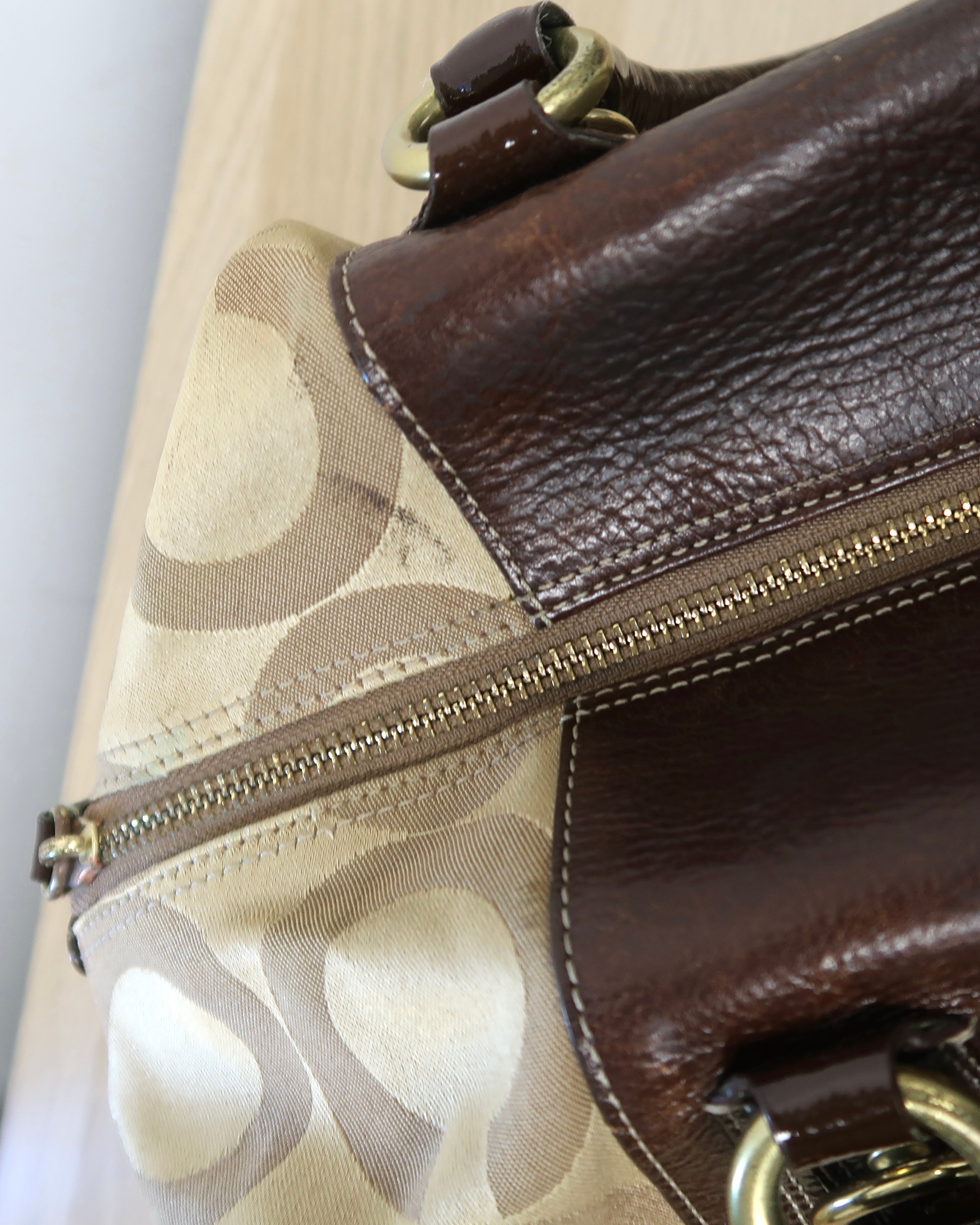 Coach Madison Op Art Sabrina Satchel Bag