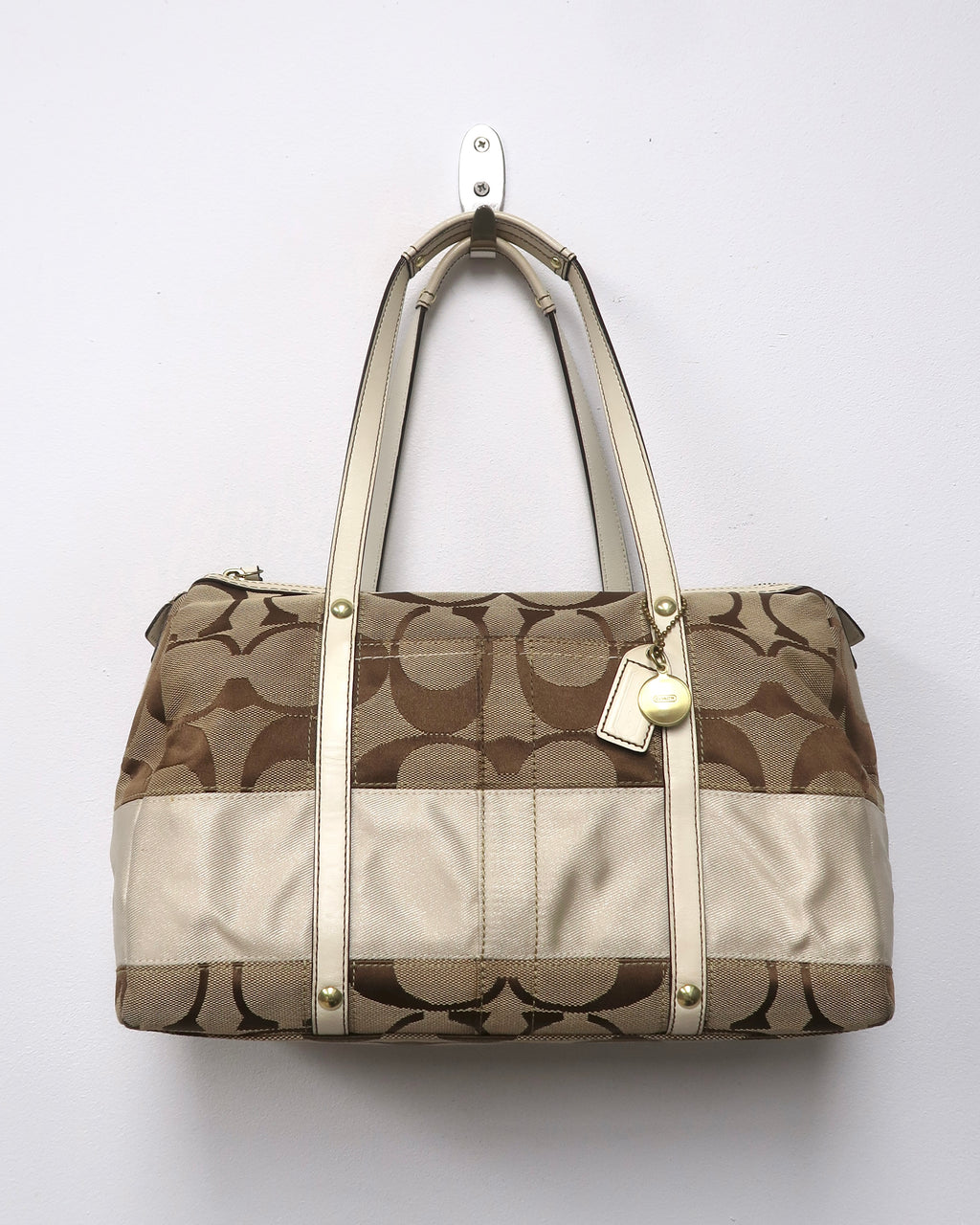 Coach Signature C canvas satchel
