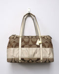 Coach Signature C canvas satchel