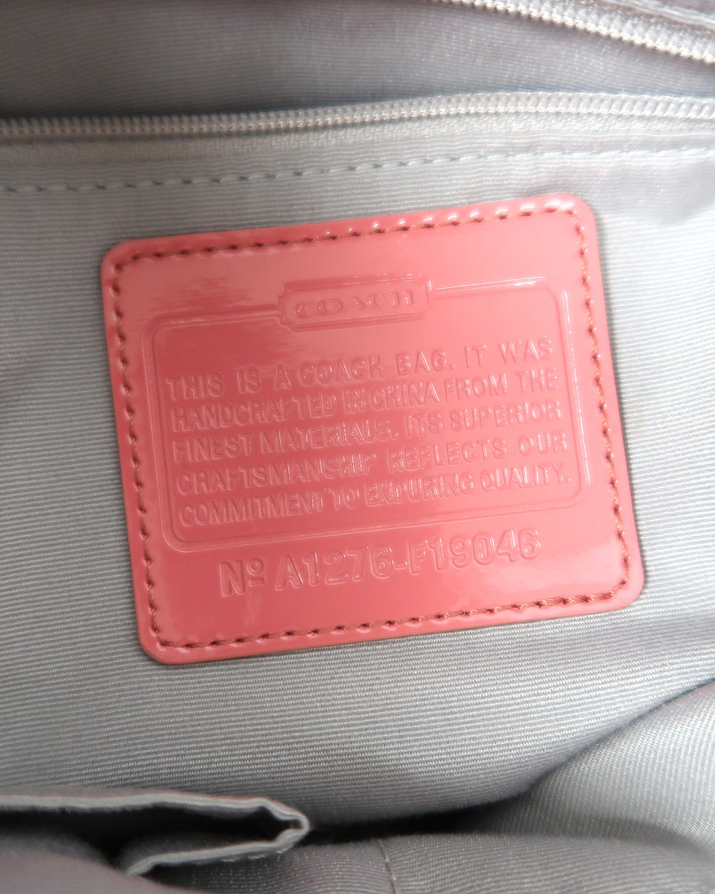 Vintage Coach Signature Stripe tote bag