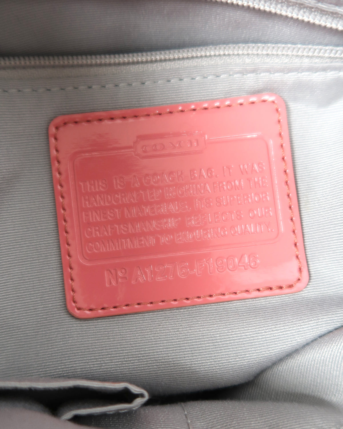 Vintage Coach Signature Stripe tote bag