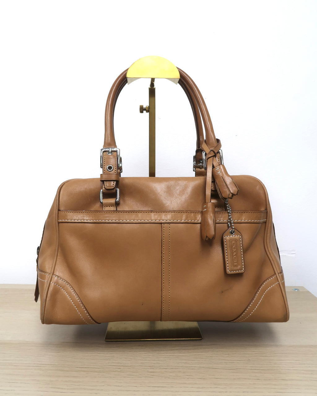 vintage Coach Hamptons satchel