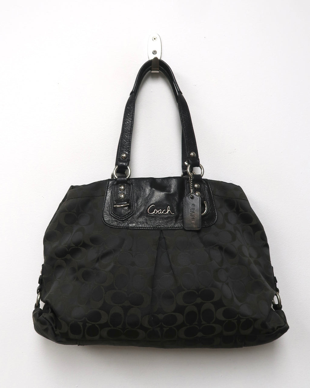 Coach Ashley Signature Sateen Carryall handbag