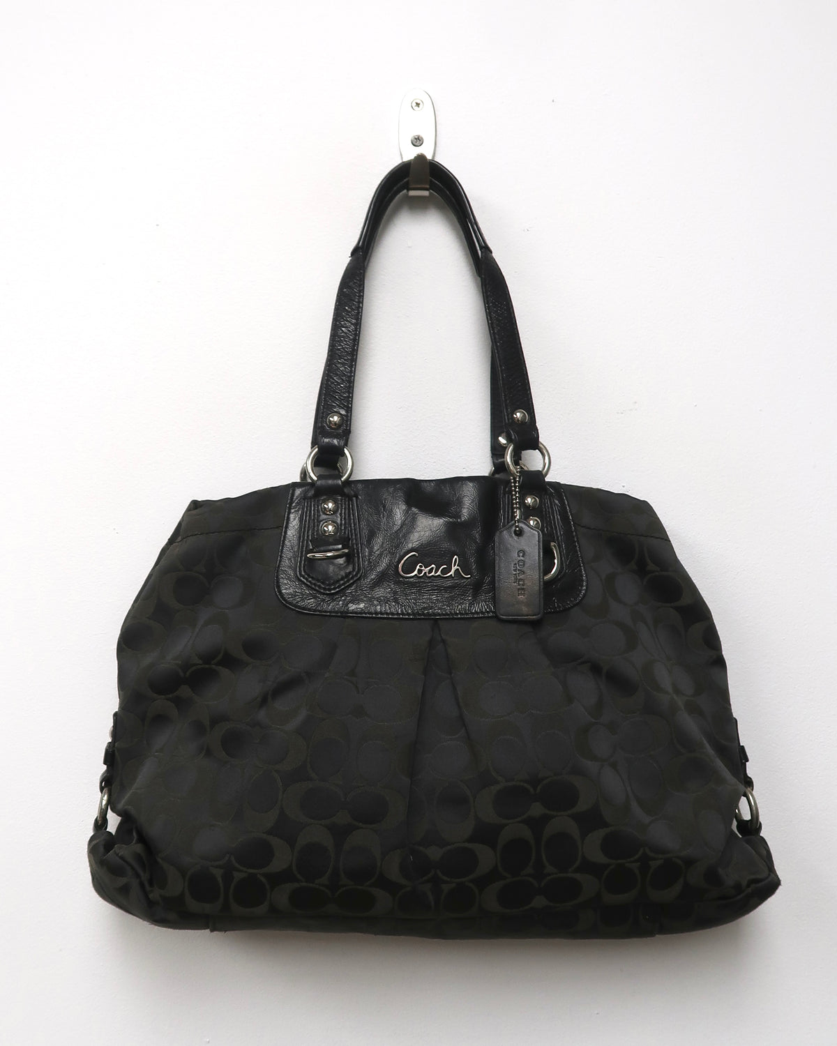Coach Ashley Signature Sateen Carryall handbag