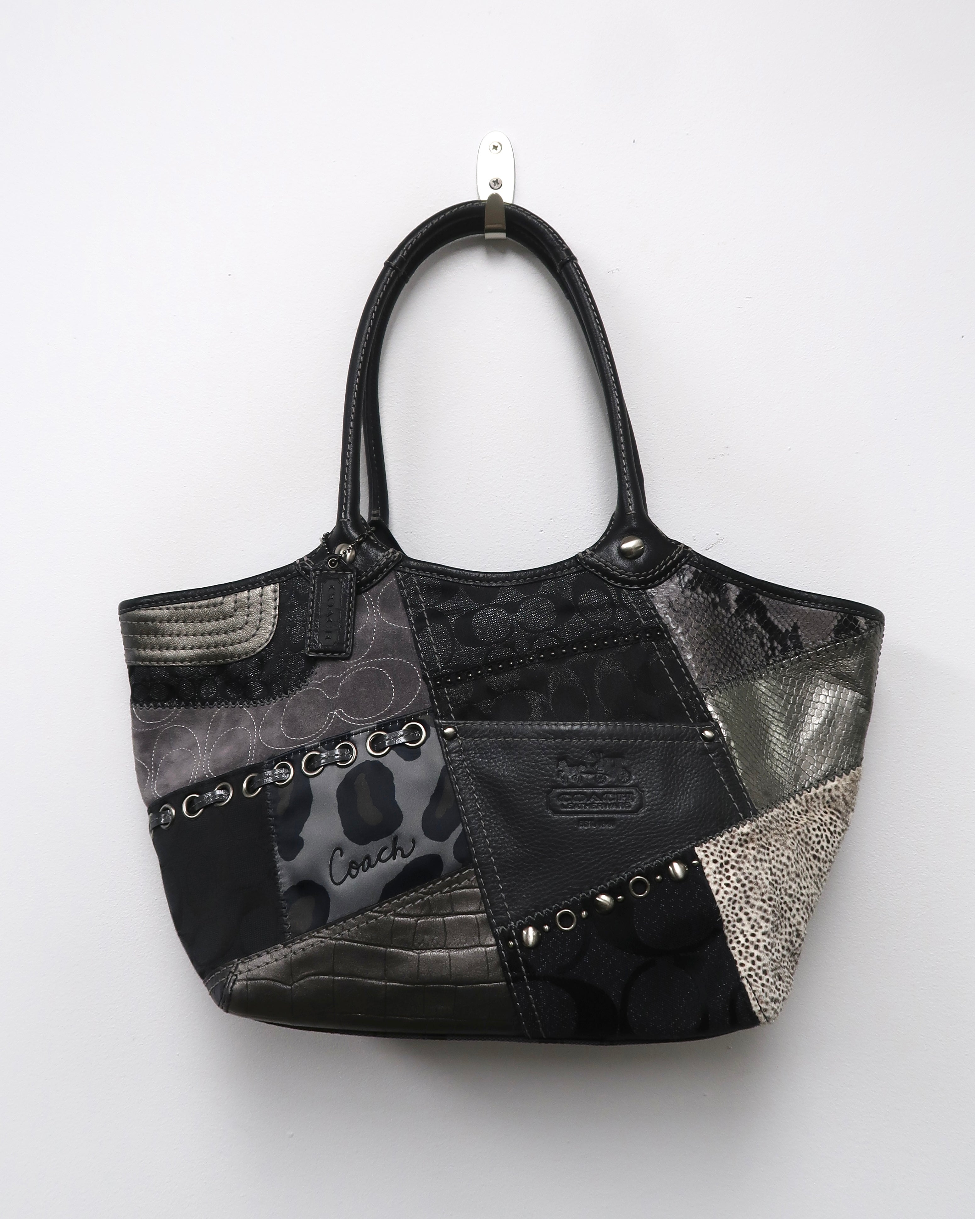 Coach Bleecker patchwork tote